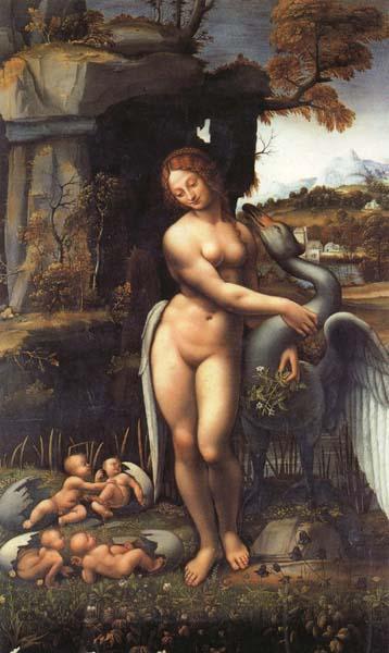 LEONARDO da Vinci Leda and the Swan